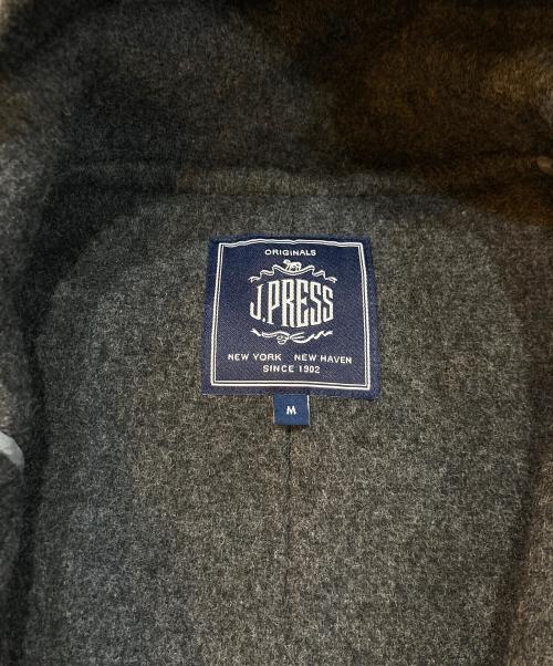 J.PRESS（ジェイプレス）J.PRESS (ジェイプレス) ダッフルコート グレー サイズ:Mの古着・服飾アイテム
