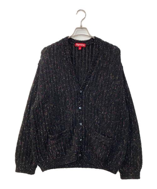 SUPREME（シュプリーム）SUPREME (シュプリーム) confetti cardigan コンフェッティカーディガン ブラック サイズ:Lの古着・服飾アイテム