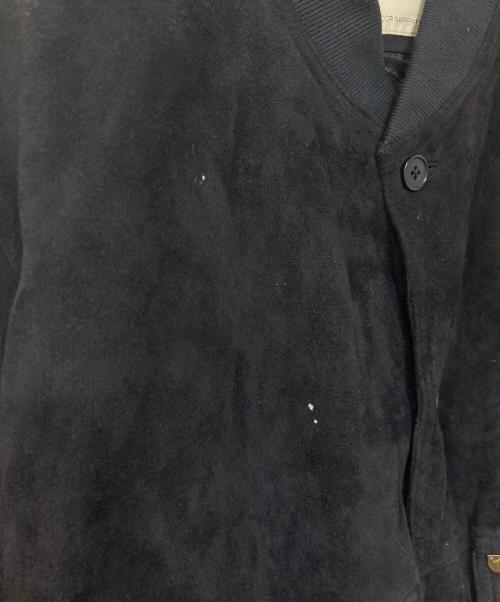CAMEL（キャメル）CAMEL (キャメル) レザーボタンブルゾン ネイビー サイズ:Lの古着・服飾アイテム