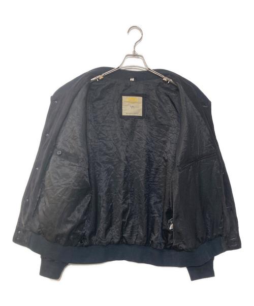 CAMEL（キャメル）CAMEL (キャメル) レザーボタンブルゾン ネイビー サイズ:Lの古着・服飾アイテム