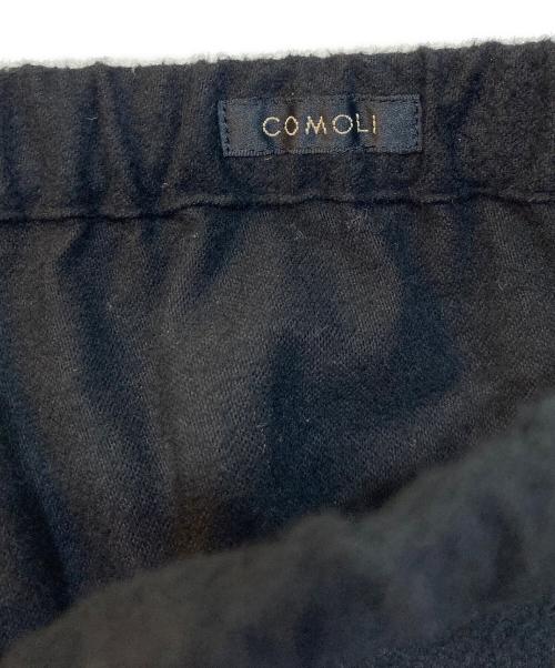 COMOLI（コモリ）COMOLI (コモリ) コットンネルテーパードパンツ ブラック サイズ:1の古着・服飾アイテム