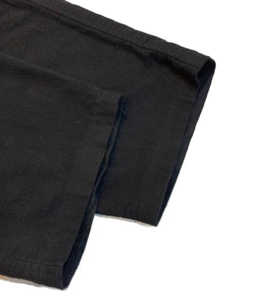 COMOLI（コモリ）COMOLI (コモリ) コットンネルテーパードパンツ ブラック サイズ:1の古着・服飾アイテム