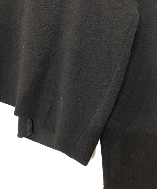 BALLSEY（ボールジィ）BALLSEY (ボールジィ) ウールナイロンブークレー フロントオープンカーディガン ブラック サイズ:Sの古着・服飾アイテム