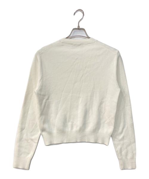 CABAN（キャバン）CABAN (キャバン) コットンカシミヤ ポケットプルオーバー ホワイト サイズ:Fの古着・服飾アイテム