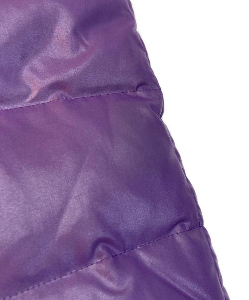 BURBERRY BLUE LABEL（バーバリー ブルー レーベル）BURBERRY BLUE LABEL (バーバリー ブルー レーベル) ファーフードダウンジャケット パープル サイズ:38の古着・服飾アイテム