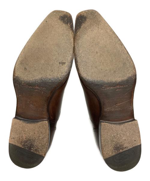 Santoni（サントーニ）Santoni (サントーニ) ストレートチップシューズ ブラウン サイズ:6の古着・服飾アイテム