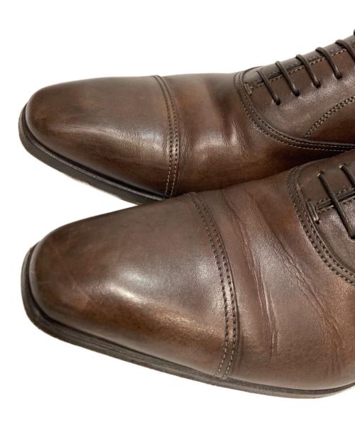 Santoni（サントーニ）Santoni (サントーニ) ストレートチップシューズ ブラウン サイズ:6の古着・服飾アイテム