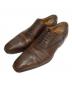 Santoni（サントーニ）の古着「ストレートチップシューズ」｜ブラウン