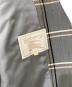 中古・古着 Burberry's (バーバリーズ) ウールシルク チェック ノーカラセットアップ グレー サイズ:7AR：6000円