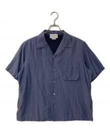 YOKE（ヨーク）の古着「OPEN COLLAR SHIRT オープンカラーシャツ」｜ネイビー