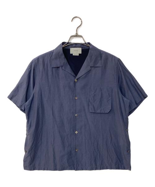 YOKE（ヨーク）YOKE (ヨーク) OPEN COLLAR SHIRT オープンカラーシャツ ネイビー サイズ:XSの古着・服飾アイテム