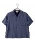 YOKE（ヨーク）の古着「OPEN COLLAR SHIRT オープンカラーシャツ」｜ネイビー