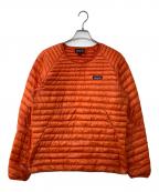 Patagoniaパタゴニア）の古着「UltraAlpine Down Crew ウルトラアルパイン・ダウン・クルー」｜オレンジ