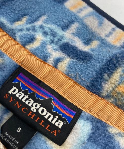 Patagonia SYNCHILLA（パタゴニア シンチラ）Patagonia SYNCHILLA (パタゴニア シンチラ) シンチラスナップT ブルー サイズ:Sの古着・服飾アイテム