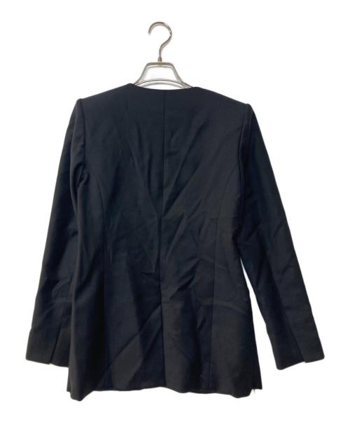 THIRD MAGAZINE（サードマガジン）THIRD MAGAZINE (サードマガジン) ノーカラージャケット ネイビー サイズ:1の古着・服飾アイテム
