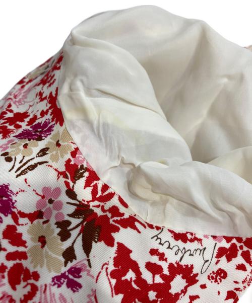 BURBERRY（バーバリー）BURBERRY (バーバリー) フラワートレンチショートコート レッド サイズ:38の古着・服飾アイテム