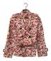 BURBERRY（バーバリー）の古着「フラワートレンチショートコート」｜レッド
