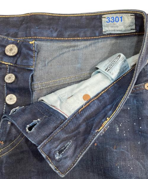 G-STAR RAW（ジースターロゥ）G-STAR RAW (ジースターロゥ) ペイントダメージデニムパンツ インディゴ サイズ:SIZE30LENGTH32の古着・服飾アイテム
