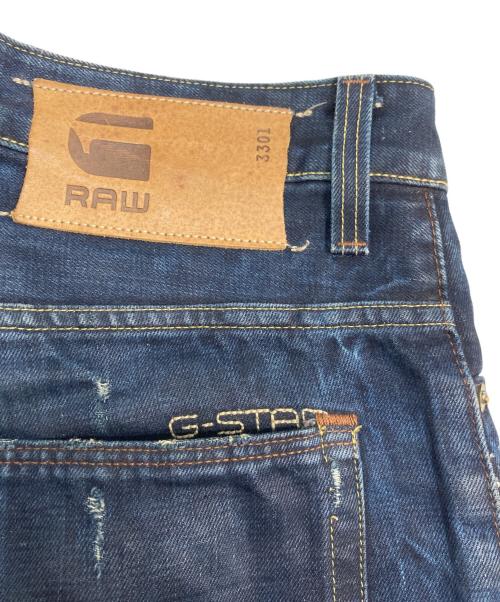 G-STAR RAW（ジースターロゥ）G-STAR RAW (ジースターロゥ) ペイントダメージデニムパンツ インディゴ サイズ:SIZE30LENGTH32の古着・服飾アイテム