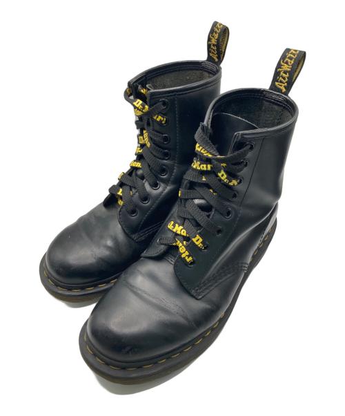 Dr.Martens（ドクターマーチン）Dr.Martens (ドクターマーチン) 8ホールブーツ ブラック サイズ:24の古着・服飾アイテム
