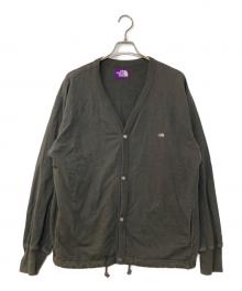 THE NORTHFACE PURPLELABEL（ザ・ノースフェイス パープルレーベル）の古着「10oz Mountain Sweat Cardigan　マウンテンスウェットカーディガン　nt6304n」｜ブラック