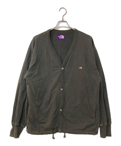 THE NORTHFACE PURPLELABEL（ザ・ノースフェイス パープルレーベル）THE NORTHFACE PURPLELABEL (ザ・ノースフェイス パープルレーベル) 10oz Mountain Sweat Cardigan　マウンテンスウェットカーディガン　nt6304n ブラック サイズ:Lの古着・服飾アイテム