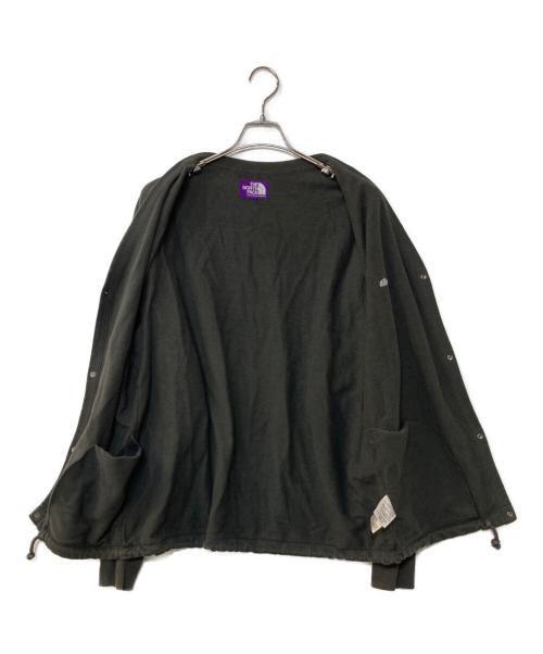 THE NORTHFACE PURPLELABEL（ザ・ノースフェイス パープルレーベル）THE NORTHFACE PURPLELABEL (ザ・ノースフェイス パープルレーベル) 10oz Mountain Sweat Cardigan　マウンテンスウェットカーディガン　nt6304n ブラック サイズ:Lの古着・服飾アイテム