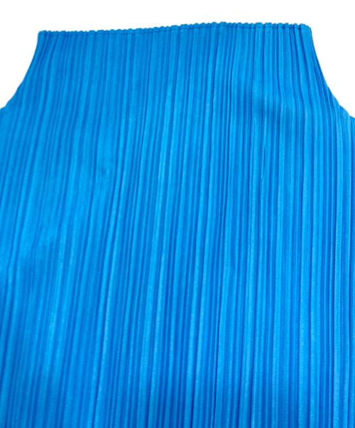 PLEATS PLEASE（プリーツプリーズ）PLEATS PLEASE (プリーツプリーズ) プリーツカットソー ブルー サイズ:3の古着・服飾アイテム