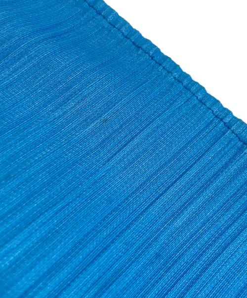 PLEATS PLEASE（プリーツプリーズ）PLEATS PLEASE (プリーツプリーズ) プリーツカットソー ブルー サイズ:3の古着・服飾アイテム