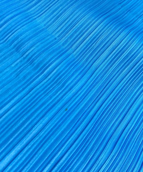 PLEATS PLEASE（プリーツプリーズ）PLEATS PLEASE (プリーツプリーズ) プリーツカットソー ブルー サイズ:3の古着・服飾アイテム