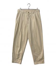 L.L.Bean（エルエルビーン）の古着「80-90`Sタックパンツ」｜ベージュ