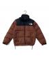 THE NORTH FACE（ザ ノース フェイス）の古着「ヌプシダウンジャケット」｜ブラウン