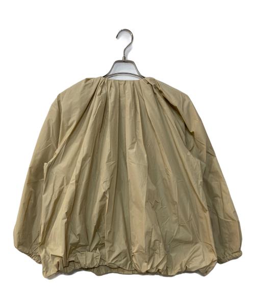BEARDSLEY（ビアズリー）BEARDSLEY (ビアズリー) タフタバルーンブルゾン ベージュ サイズ:Fの古着・服飾アイテム