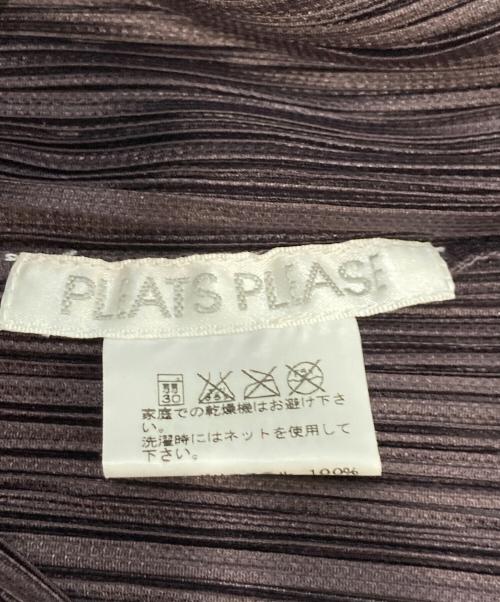 PLEATS PLEASE（プリーツプリーズ）PLEATS PLEASE (プリーツプリーズ) プリーツジレ パープル サイズ:3の古着・服飾アイテム