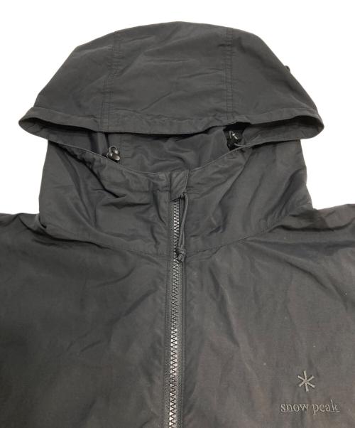 Snow peak（スノーピーク）snow peak (スノーピーク) URBAN RESEARCH DOORS (アーバンリサーチドアーズ) 別注 Nylon Tussah Jacket ナイロンジャケット ブラック サイズ:Lの古着・服飾アイテム
