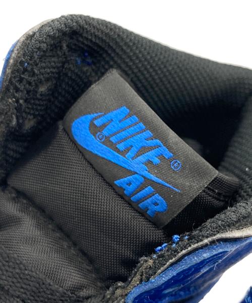 NIKE（ナイキ）NIKE (ナイキ) AIR JORDAN 1 RETRO HIGH ブラック×ブルー サイズ:24.5の古着・服飾アイテム