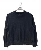 blurhms ROOTSTOCKブラームスルーツストック）の古着「Rough&Smooth Thermal P/O サーマルカットソー」｜グレー