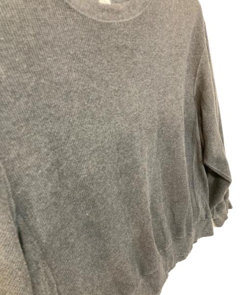 blurhms ROOTSTOCK（ブラームスルーツストック）blurhms ROOTSTOCK (ブラームスルーツストック) Rough&Smooth Thermal P/O サーマルカットソー グレー サイズ:3の古着・服飾アイテム