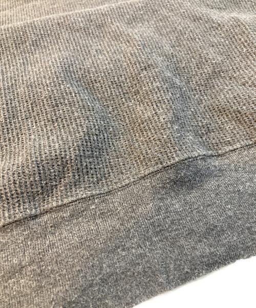 blurhms ROOTSTOCK（ブラームスルーツストック）blurhms ROOTSTOCK (ブラームスルーツストック) Rough&Smooth Thermal P/O サーマルカットソー グレー サイズ:3の古着・服飾アイテム