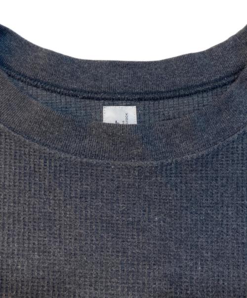 blurhms ROOTSTOCK（ブラームスルーツストック）blurhms ROOTSTOCK (ブラームスルーツストック) Rough&Smooth Thermal P/O サーマルカットソー グレー サイズ:3の古着・服飾アイテム