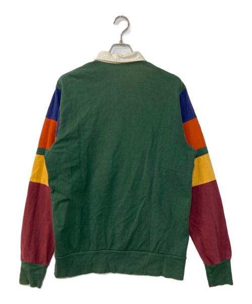 Aime Leon Dore（エメ レオン ドレ）Aime Leon Dore (エメ レオン ドレ) マルチボーダーポロシャツ マルチカラー サイズ:記載なしの古着・服飾アイテム