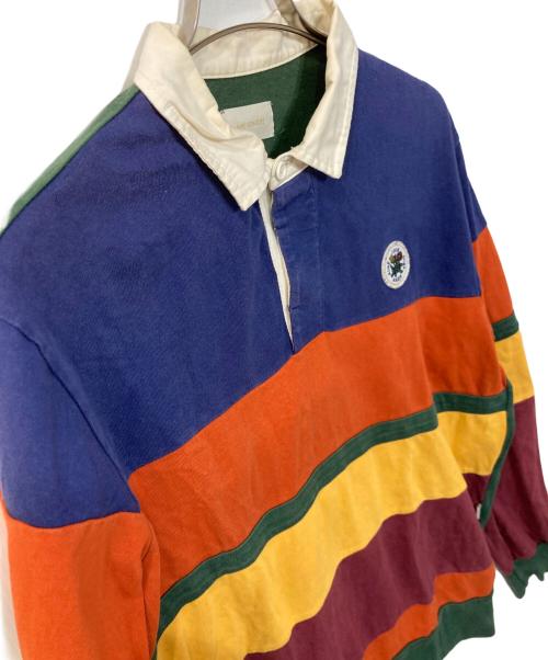 Aime Leon Dore（エメ レオン ドレ）Aime Leon Dore (エメ レオン ドレ) マルチボーダーポロシャツ マルチカラー サイズ:記載なしの古着・服飾アイテム