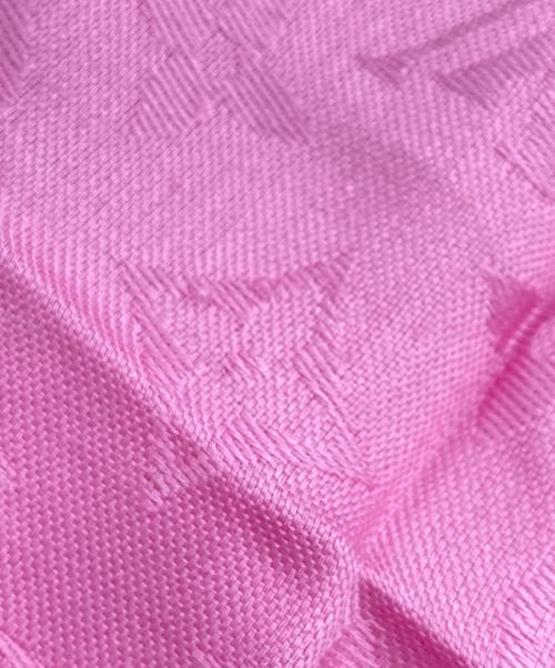 LOUIS VUITTON（ルイ ヴィトン）LOUIS VUITTON (ルイ ヴィトン) ウールシルクモノグラムストール ピンクの古着・服飾アイテム