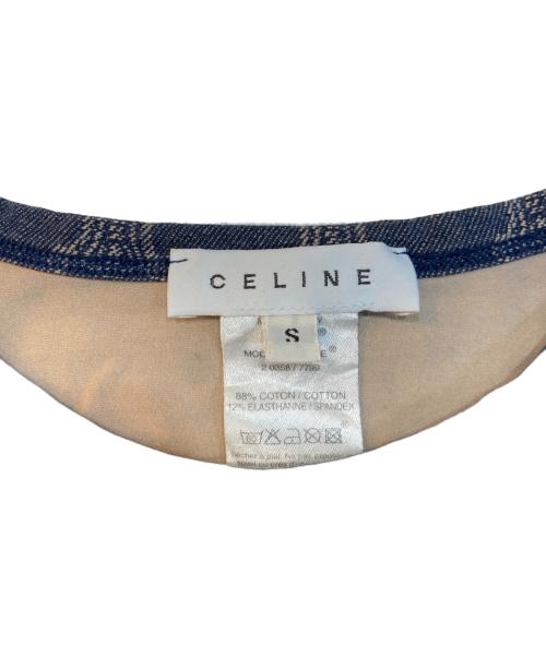 CELINE（セリーヌ）CELINE (セリーヌ) マカダムTEE ネイビー サイズ:Sの古着・服飾アイテム