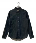 HELMUT LANGヘルムートラング）の古着「ライトオンスデニムシャツ」｜ブラック