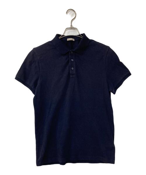 MONCLER（モンクレール）MONCLER (モンクレール) ポロシャツ ネイビー サイズ:Mの古着・服飾アイテム