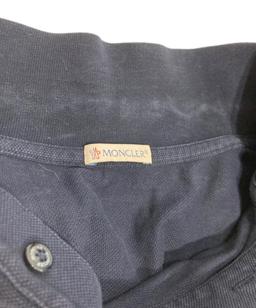 MONCLER（モンクレール）MONCLER (モンクレール) ポロシャツ ネイビー サイズ:Mの古着・服飾アイテム