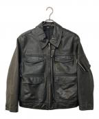 USEDユーズド）の古着「ポリスマンジャケット」｜ブラック