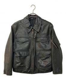 USED（ユーズド）の古着「ポリスマンジャケット」｜ブラック