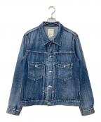 VISVIMビズビム）の古着「101 JKT DMGD- 1001 デニムジャケット」｜インディゴ